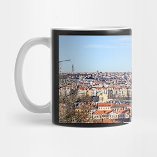 Aerial view on Prague Mug